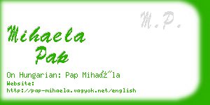 mihaela pap business card